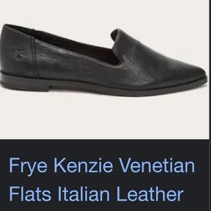Black Frye loafers